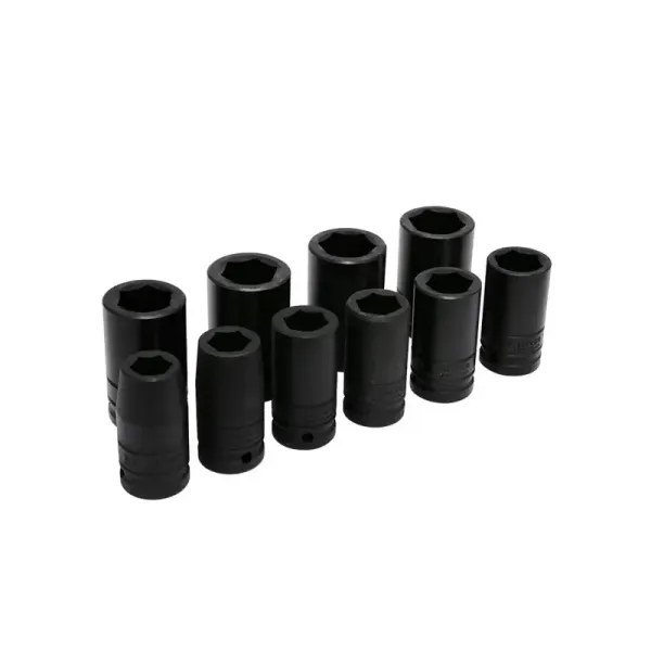 Juego 10 Copas De Impacto Largas Pulgadas Urrea Cuadro 3/4' (750010L)