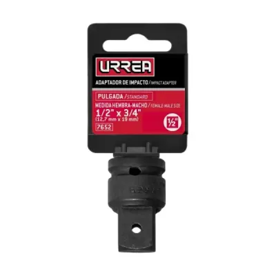 Adaptador Copas De Impacto 1/2' X 3/4' Urrea De Barreno
