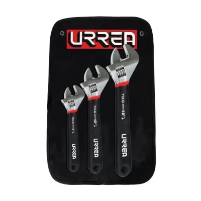 Juego 3 Llaves Expansivas 8' 10' 12' Urrea Rubber Grip