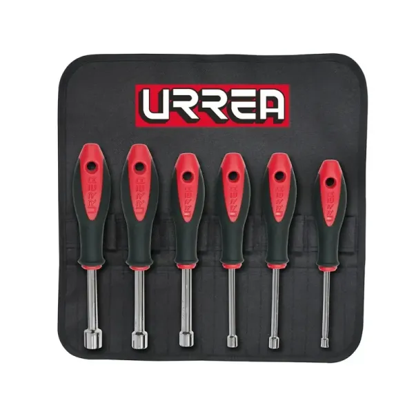 Juego 6 Destornillares De Caja Pulgadas Bimaterial Urrea (8200)