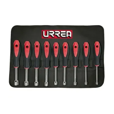 Juego 9 Destornillares De Caja Métricos Bimaterial Urrea