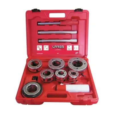 Juego De Tarrajas 1/2' A 2' Npt Industrial Urrea 9 Piezas
