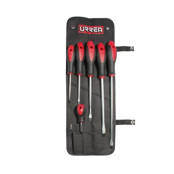 Set 6 Destornilladores Combinados Urrea Mango Bimaterial (8600B)