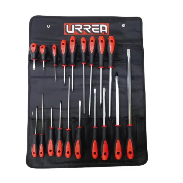 Set 19 Destornilladores Combinados Urrea Mango Bimaterial (8600E)