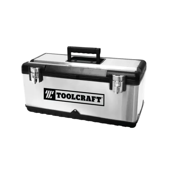 Caja De Herramientas De 38 Cm Toolcraft En Acero Inoxidable (TC4043)