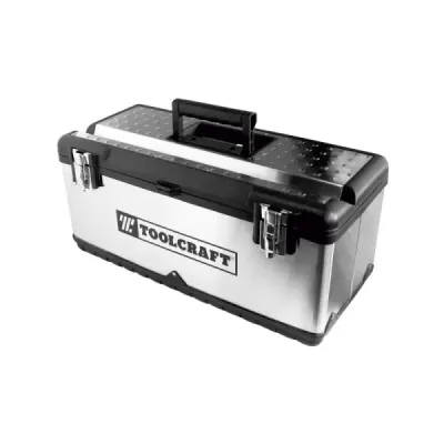 Caja De Herramientas De 58 Cm Toolcraft En Acero Inoxidable