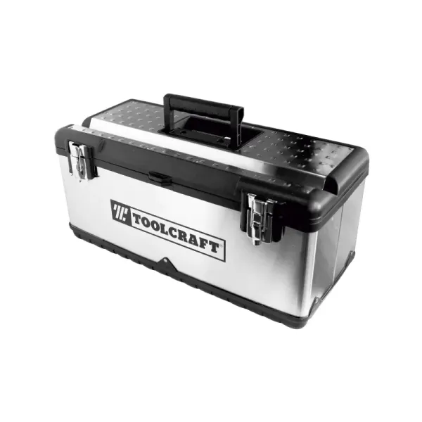 Caja De Herramientas De 58 Cm Toolcraft En Acero Inoxidable (TC4045)