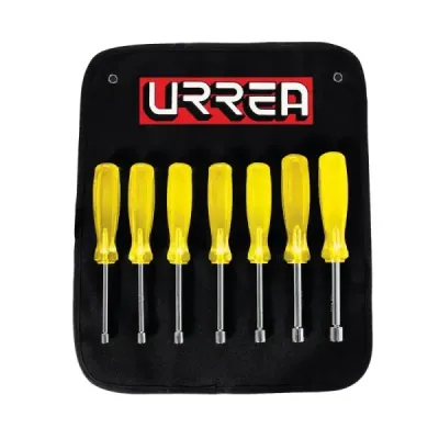 Juego 7 Destornilladores Para Puntas Urrea 5 Mm A 11 Mm