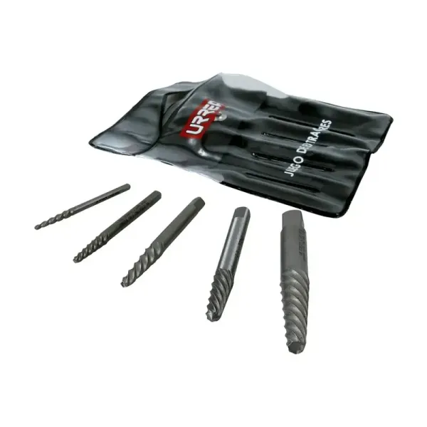 Juego De 5 Extractores Para Tornillos 1/8' A 3/4' Urrea (9500B)