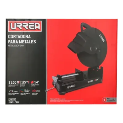 Tronzadora De Metal 14' 2100 W Industrial Urrea 3.800 Rpm