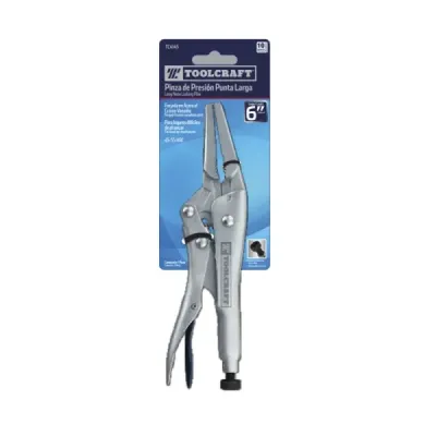Alicate Hombresolo Punta Larga 6' Toolcraft Acabado Cromado