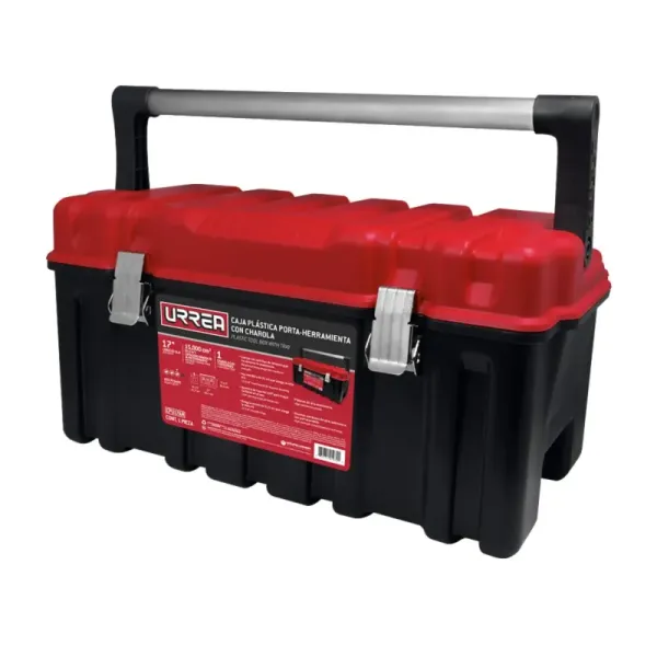 Caja De Herramientas De 17' Uso Pesado Urrea Color Rojo (CPU17AR)