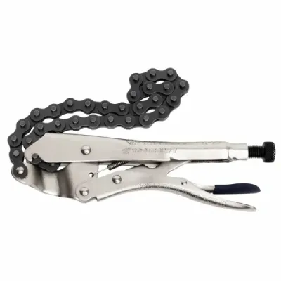 Alicate Hombresolo De Cadena 50 Cm Toolcraft Acabado Cromado