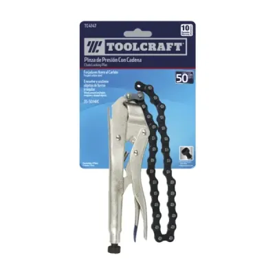 Alicate Hombresolo De Cadena 50 Cm Toolcraft Acabado Cromado