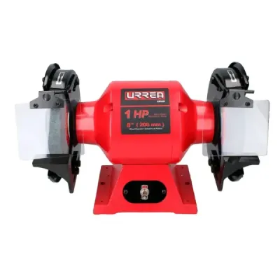 Esmeril De Banco 8' 750 W Industrial Urrea 120 V 3450 Rpm