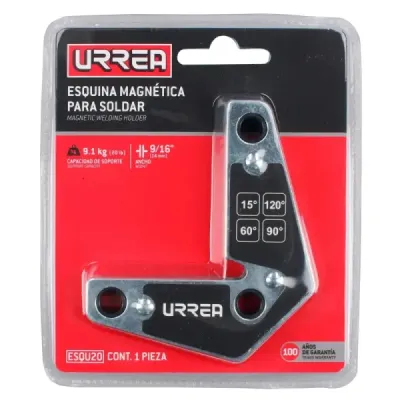 Esquina Magnética Para Soldar Multiángulo 20lb (9.1kg) Urrea