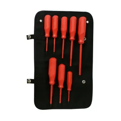 Juego 8 Destornilladores Dieléctricos Rojos 1000 V Ca Urrea