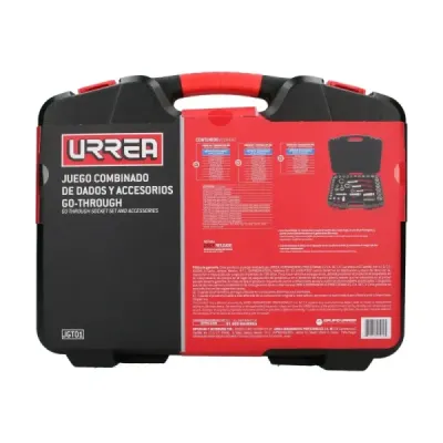 Juego 49 Copas Accesorios 1/4' 3/8' 1/2' Go-through Urrea
