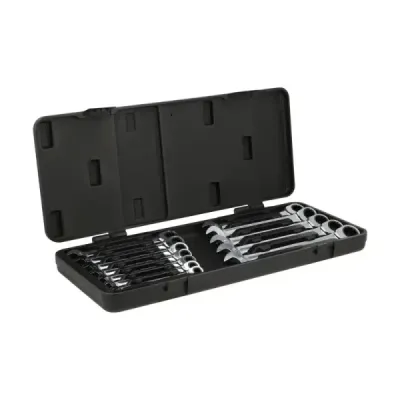 Juego 12 Llaves Combinadas Ratchet Métricas Urrea Spline