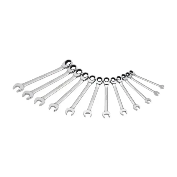 Juego 12 Llaves Reversibles Con Ratchet Urrea Spline Métrico (JLMC12MR)