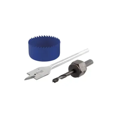 Juego Sierra Copa 3 Piezas Toolcraft Para Hacer Cerraduras