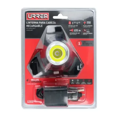 Linterna Recargable Minero 250 Lm 6500 K Industrial Urrea
