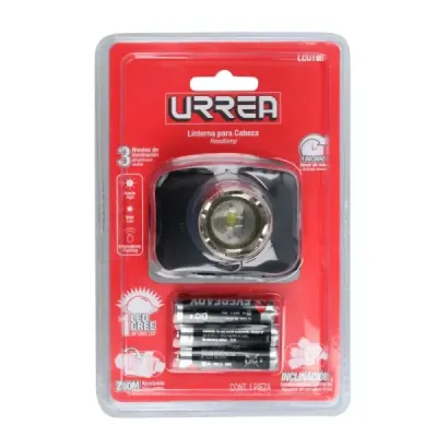 Linterna Recargable Minero 100 Lm 3 Niveles Industrial Urrea