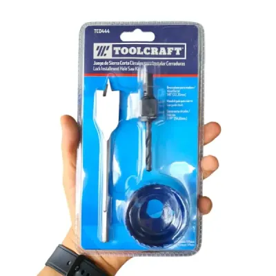 Juego Sierra Copa 3 Piezas Toolcraft Para Hacer Cerraduras