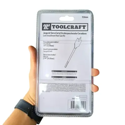 Juego Sierra Copa 3 Piezas Toolcraft Para Hacer Cerraduras