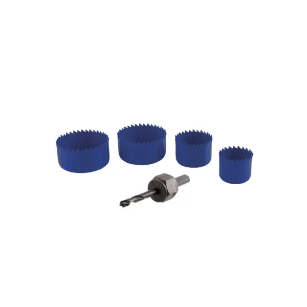 Juego De Sierra Copas 5 Piezas Toolcraft Madera Y Aluminio (TC0447)