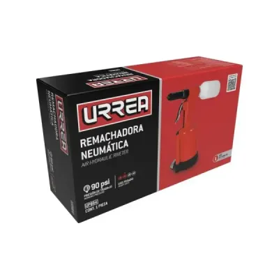 Remachadora Neumática 3/32' A 1/4' Industrial Urrea 10 Scfm