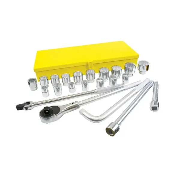 Juego 23 Copas Y Accesorios 3/4' Pulgada Surtek Con Estuche (105605)