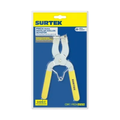 Pinza Para Instalar Anillos De Pistón 3/64' A 1/4' Surtek