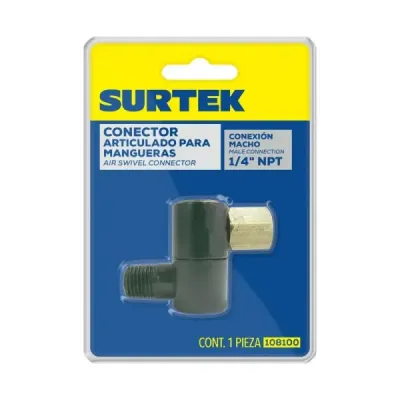 Conector Para Mangueras 1/4' Npt Compresor De Aire Surtek