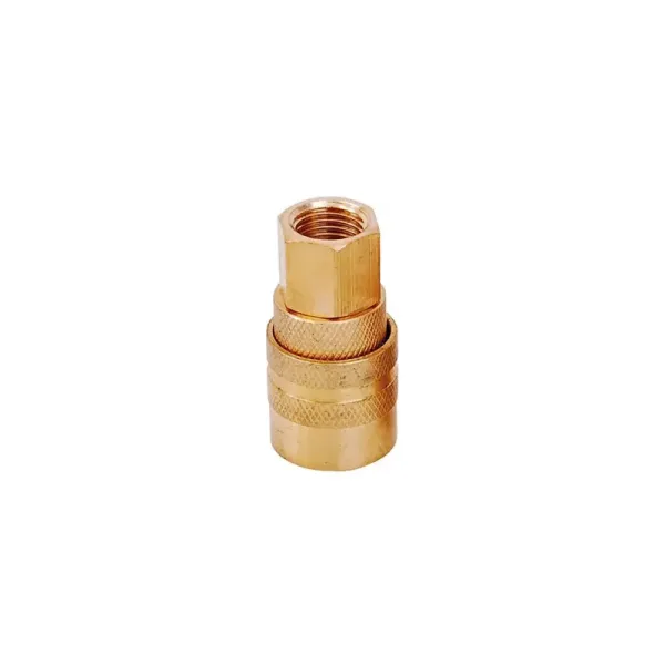 Acople De Bronce Conexión Rápida Hembra 1/4' Npt Surtek (108125)