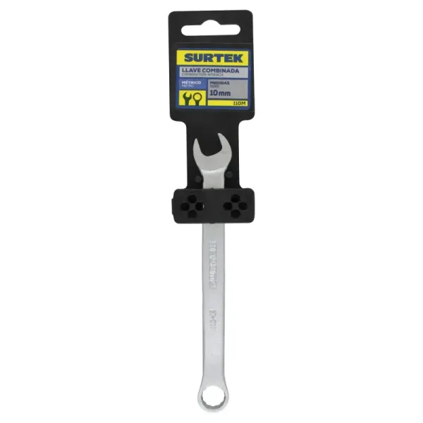 Llave Mixta 10 Mm Cromada Largo 5.25/64' 12 Puntas Surtek (110M)