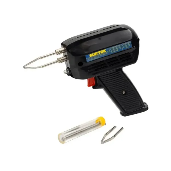 Cautín Tipo Pistola 140 W 5000°c Surtek Con Punta Repuesto (112553)