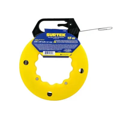 Sonda Para Cable 15 M Alambre 1.1/16' X 1/8' Acero Surtek
