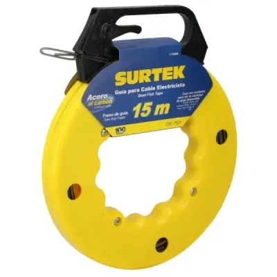 Sonda Para Cable 15 M Alambre 1.1/16' X 1/8' Acero Surtek