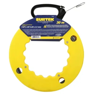 Sonda Para Cable 30 M Alambre 1.1/16' X 1/8' Acero Surtek