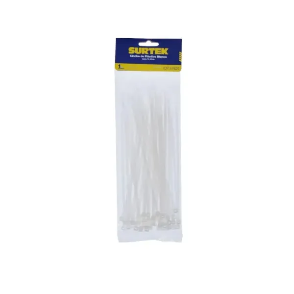 Set 50 Amarres Plásticos Beige 150 Mm X 3.6 Mm Surtek (114204)