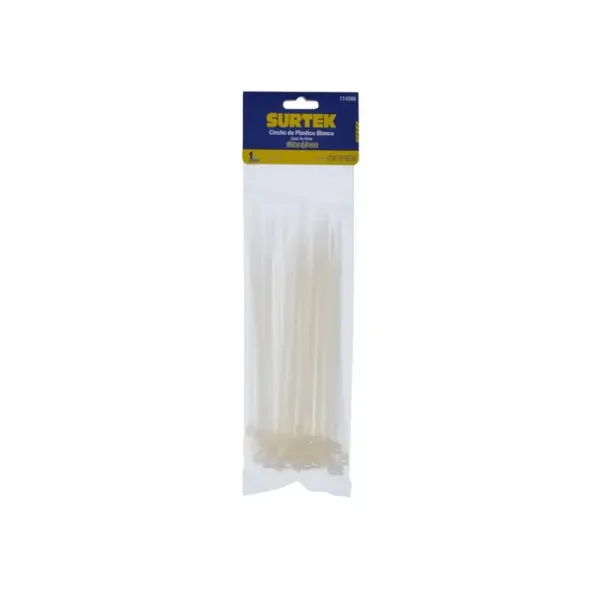 Set 50 Amarres Plásticos Beige 160 Mm X 4.8 Mm Surtek (114206)