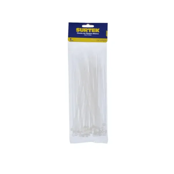 Set 50 Amarres Plásticos Beige 203 Mm X 3.6 Mm Surtek (114208)