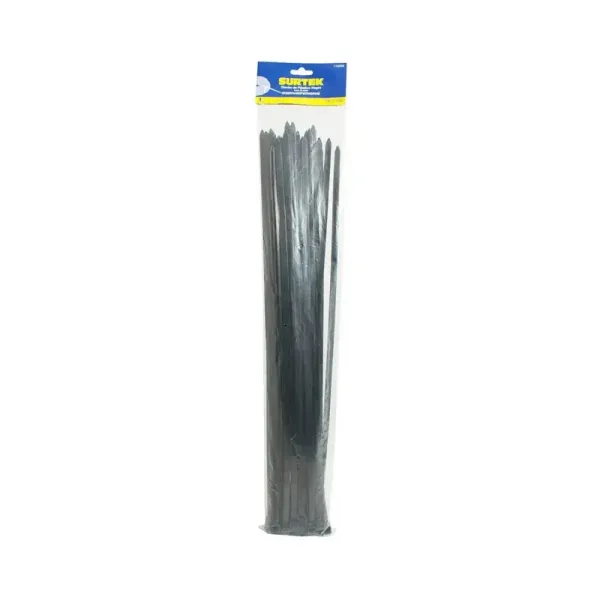 Set 50 Amarres Plásticos Negros 300 Mm X 4.6 Mm Surtek (114213)