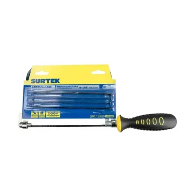 Sierra Arco Calador 6' Mango Bimaterial Surtek Con Seguetas