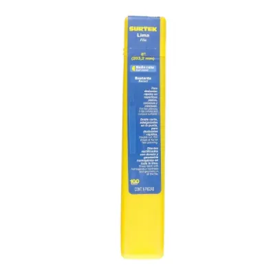 Lima Media Caña Bastarda 6' X 5/8' Profesional Surtek