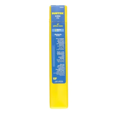 Lima Plana Bastarda 8' X 51/64' Surtek Acabados Ásperos