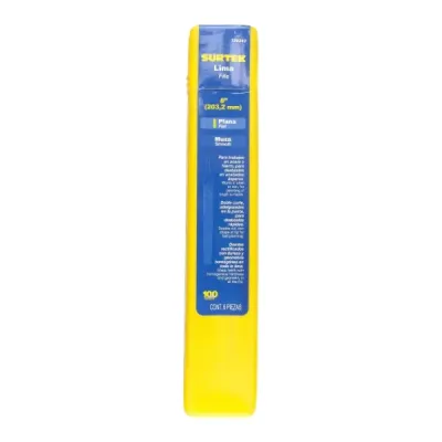 Lima Plana Muza 8' X 51/64' Surtek Uso Acabados Finos
