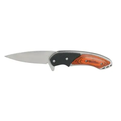 Navaja Abatible De Acero Inoxidable 6' Mango Madera Surtek