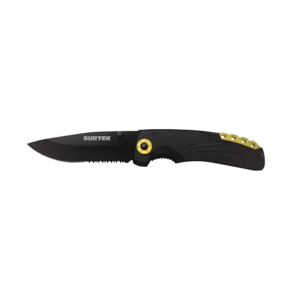 Navaja Abatible Acero Inoxidable 7.1/2' Bimaterial Surtek (120563)